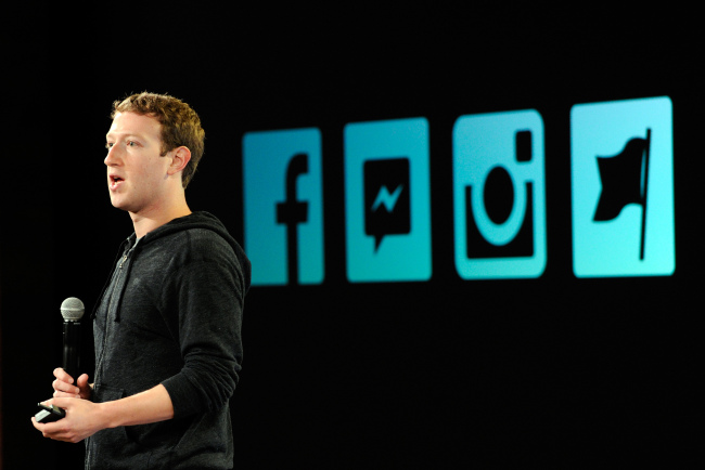 Mark Zuckerberg, CEO of Facebook Inc., speaks during an event at the company’s headquarters in Menlo Park, California, June 20.   Bloomberg