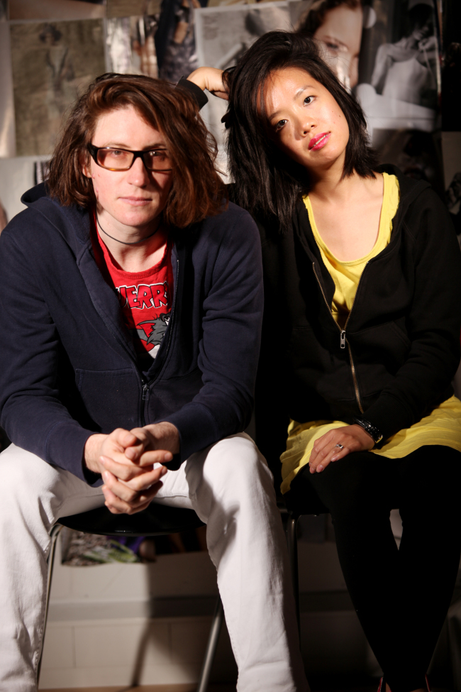 Shaun Southway (left) and Shiun Kim of new age/electro pop duo Southway.   James Keates