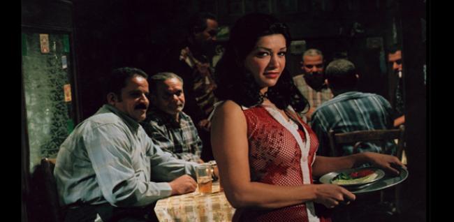 The world-weary coquette Christine played by actress Youssra is seen in this promotional photo still from the 2006 film “The Yacoubian Building.”   Egyptian Embassy