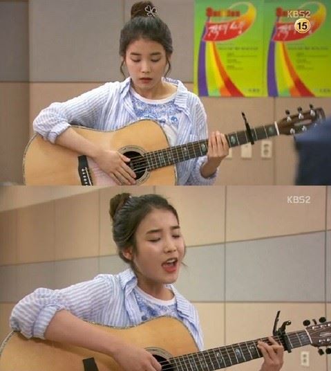 아이유(이지은/가수)
지난달 30일 방송된 KBS 2TV 주말극 ‘최고다 이순신’에서는 이순신(아이유 분)이 새 드라마 오디션에 참가하는 모습이 그려졌다. 이순신은 이날 오디션 심사위원으로 최연아(김윤서 분)가 등장하자 당황한 순신은 기대만큼 연기를 보여주지 못해 시청자들의 아쉬움을 자아냈다.