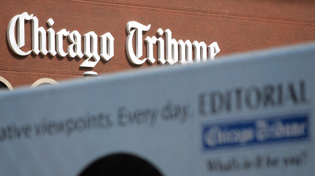 Chicago Tribune’s printing plant in Chicago, Illinois.   Bloomberg
