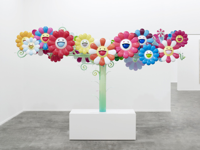 “Superflat Flowers,” 2010 by Takashi Murakami/ KaiKai KiKi Co., LTD. (Galerie Perrotin/Plateau)