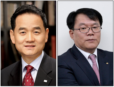 서재형(좌부터/금융인/대신자산운용대표),구재상(금융인/케이클라비스투자자문대표이사)
한 치 앞을 예견할 수 없는 안갯속 장세에서 과거 ‘미스터 펀드맨’과 ‘태양신’으로 각각 불리던 구재상 씨와 서재형 씨가 여의도로 돌아왔다.