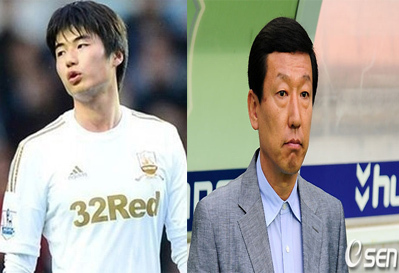 기성용(좌부터/축구선수/스완지시티AFC),최강희(축구감독/축구국가대표팀)
축구대표팀의 소셜네트워크서비스 (SNS ) 갈등이 갈수록 심각해지고 있다.