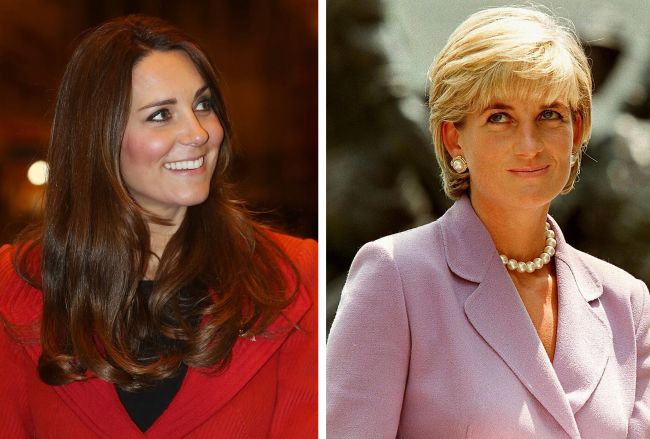 케이트미들턴(KateMiddleton/왕가)
Prince William’s wife Princess Kate (left) and Princess Diana.   AFP-Yonhap News