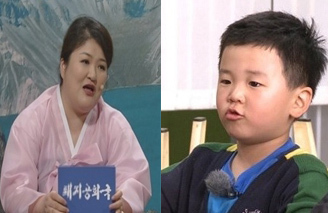 이국주(좌부터/개그우먼),윤후(윤민수아들)
6일 방송될 케이블 TV tvN ‘코미디빅리그’ 코너 ‘돼지 공화국’ 녹화에서 이국주는 문세윤에게 “요즘 돼지 공화국에서 인기 있는 프로그램의 제목은?”이라고 질문했다.
