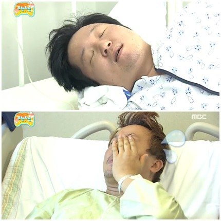 정형돈(위부터/MC/개그맨),정준하(MC/영화배우)
정준하와 정형돈은 지난 6월 말 각각 목디스크와 탈장 수술을 받고 입원했다. 6일 오후 방송된 ‘무한도전’에서는 최근 정준하와 정형돈을 ‘무한도전’ 동료 멤버들이 병문안 하는 모습이 그려졌다.