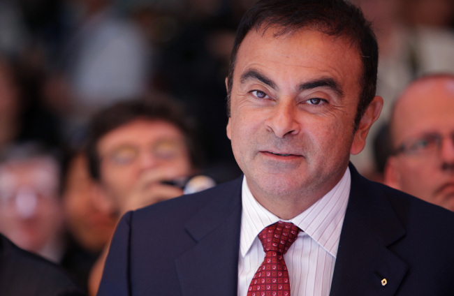 Carlos Ghosn, chief executive officer of Renault SA.    Bloomberg