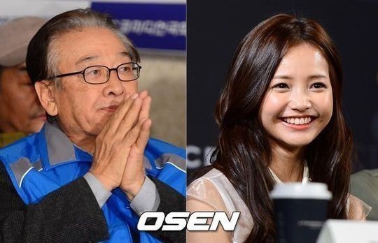 이순재(좌부터/탤런트/영화배우/SG연기아카데미원장/EK티쳐원장),하연수(영화배우)
배우 이순재가 tvN ‘하이킥4’ (가제) 출연을 긍정적으로 검토중이다.