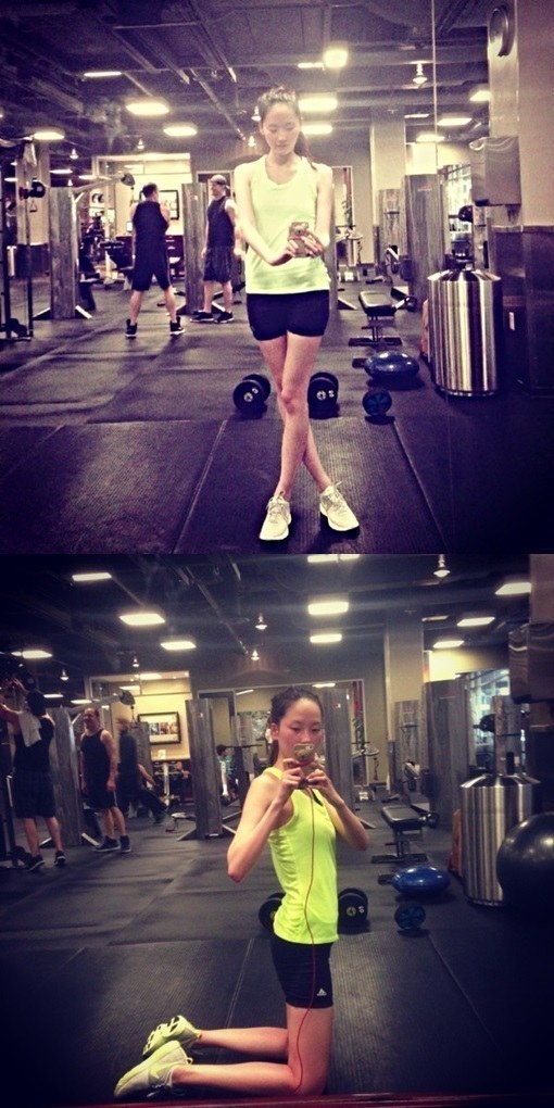 혜박(모델)
모델 혜박의 헬스장 포착 사진이 화제인 가운데, 앞서 공개한 또 다른 운동 사진도 관심을 모으고 있다.