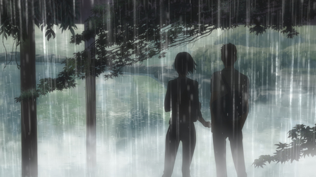 A scene from “The Garden of Words,” which will be featured during this year’s PiFan.    PiFan