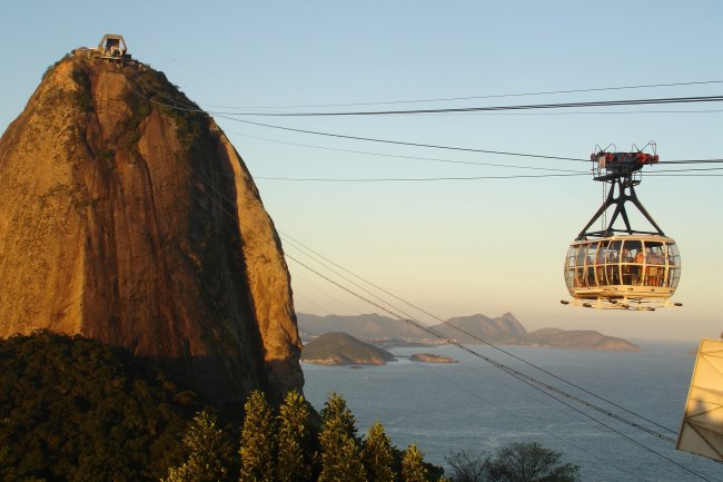 Sugarloaf Cable Car, in Rio de Janeiro, Brazil. (Rio Tourism/MCT)