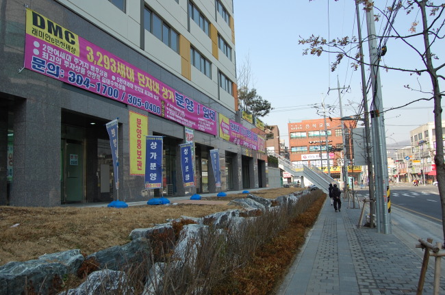 부동산 경기가 장기침체 상태에 빠진 가운데 수익형 부동산을 찾는 투자자들이 수익률 부진을 우려해 뉴타운 단지내 상가 투자를 외면하는 등 된서리를 맞고 있다.