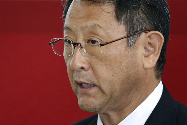 Akio Toyoda, president of Toyota Motor Corp.   Bloomerg