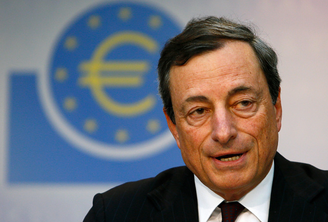 Mario Draghi, president of the European Central Bank.    Bloomberg