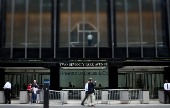 The JPMorgan Chase & Co. headquarters in New York.    Bloomberg