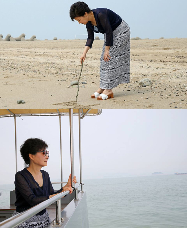 박근혜(대통령/대한민국대통령)
대통령 취임 5개월여 만에 달콤한 휴식을 갖고 있는 박근혜 대통령이 30일 휴가지 저도에서의 일상을 공개했다.