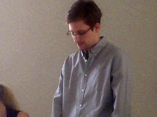 NSA leaker Edward Snowden.   AP-Yonhap News
