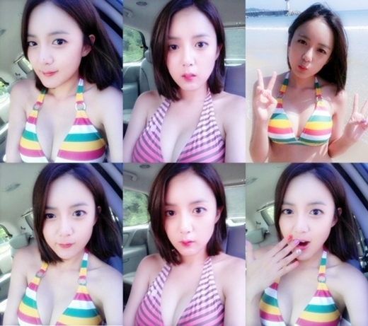 송은채(영화배우/가수)
티아라 ‘비키니’ 뮤비에 출연한 배우 송은채가 ‘비키니 6종 셀카’를 공개했다.