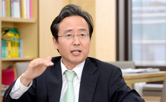 Shin Bong-kil, secretary-general of the Trilateral Cooperation Secretariat between South Korea, China and Japan
Ahn Hoon/The Korea Herald