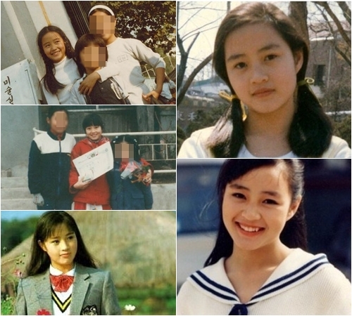 김혜수(영화배우)
최근 온라인 커뮤니티 게시판에는 ‘김혜수 어릴 때부터 남달랐던 미모’라는 제목으로 김혜수의 어린시절 사진 여러 장이 올라왔다.