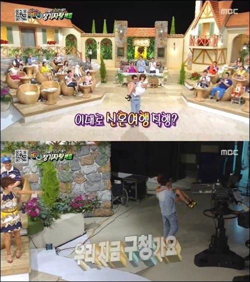 지상렬(개그맨/MC),박소현(탤런트/방송인)
지상렬이 ‘세바퀴’ 녹화 도중 돌발행동을 보여 웃음을 자아냈다.