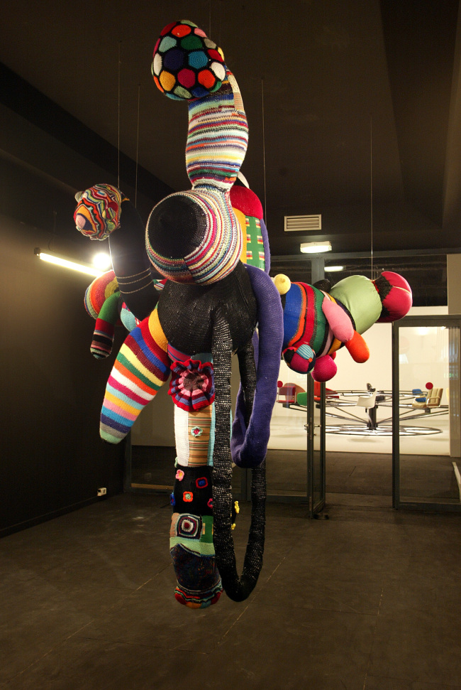 “Valkyrie #3” by Joana Vasconcelos.   Cheongju International Craft Biennale
