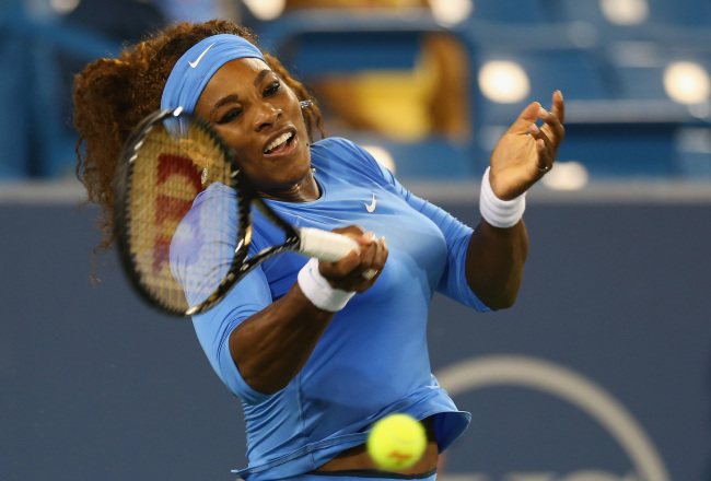 세레나윌리엄스(SerenaWilliams/테니스선수)
<YONHAP PHOTO-0630> CINCINNATI, OH - AUGUST 15: Serena Williams returns a shot to Mona Barthel of Germany during the Western & Southern Open on August 15, 2013 at Lindner Family Tennis Center in Cincinnati, Ohio. Ronald Martinez/Getty Images/AFP== FOR NEWSPAPERS, INTERNET, TELCOS & TELEVISION USE ONLY ==../2013-08-16 13:03:03/ <저작권자 ⓒ 1980-2013 ㈜연합뉴스. 무단 전재 재배포 금지.>
Serena Williams   AFP-Yonhap News