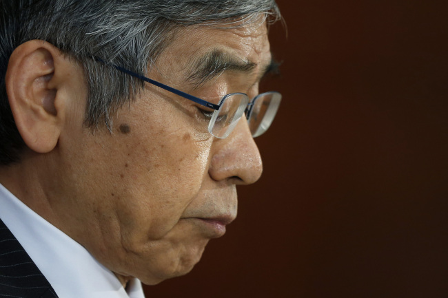 Bank of Japan Gov. Haruhiko Kuroda.   Bloomberg