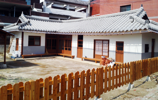 The restored house where U.N. Secretary-General Ban Ki-moon lived from 1950 to 1970 in Chungju, North Chungcheong Province.   Chungju City