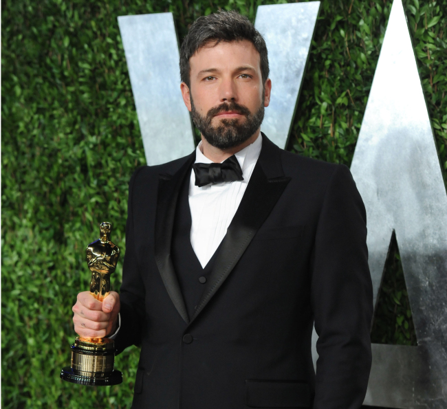 Actor-director Ben Affleck poses at the 2013 Vanity Fair Oscars Viewing and After Party at Sunset Plaza Hotel in West Hollywood, California, on Feb. 24.   AP-Yonhap News