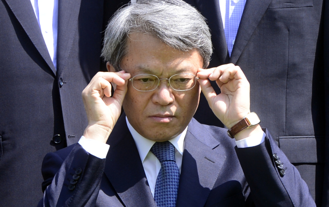 Board of Audit and Inspection chief Yang Kun.   Park Hae-mook/The Korea Herald