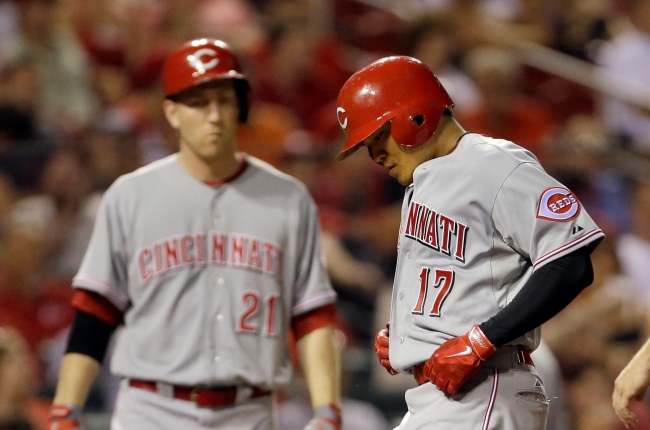 추신수(야구선수/신시내티레즈외야수)
Choo Shin-soo of the Cincinnati Reds belted his 100th career Major League Baseball (MLB) home run on Tuesday against the St. Louis Cardinals on the road.