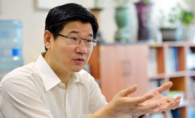 Shim Jin-kie, director of the Korea Packaging Center (Kim Myung-sub/The Korea Herald)