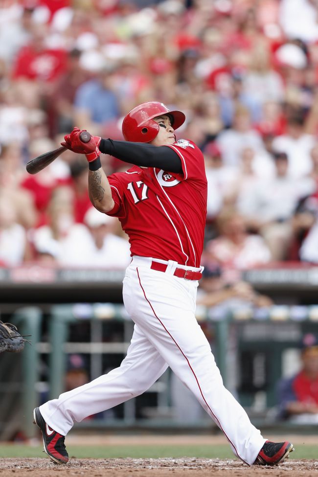 추신수(야구선수/신시내티레즈외야수)
Cincinnati Reds center fielder Choo Shin-soo hits a two-run home run in the second inning.   AFP-Yonhap News