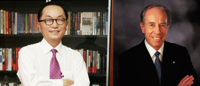 박현주(금융인/미래에셋회장),이사도어샤프(IsadoreSharp/포시즌회장)
미래에셋자산운용은 글로벌 럭셔리 호텔 브랜드인 ‘포시즌 호텔 앤 리조트(Four Seasons Hotels & Resorts)와 위탁운영계약을 체결했다고 4일 밝혔다. 현재 서울 광화문에 개발중인 호텔을 ‘포시즌 호텔 서울’이라는 이름으로 2015년 5월 개관할 예정이다.