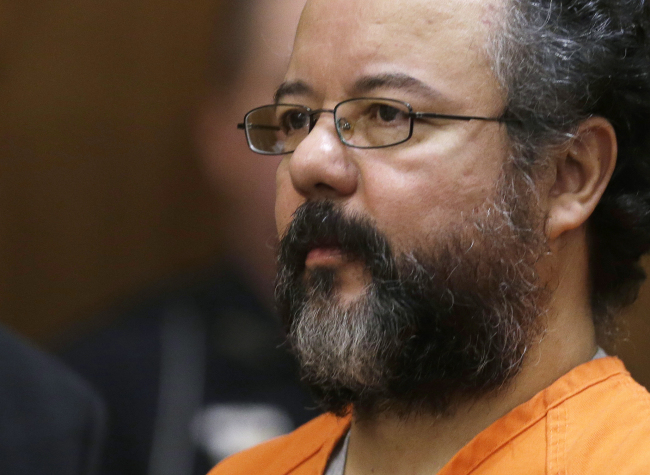 Ariel Castro in the courtroom during the sentencing phase in Cleveland on Aug. 1.   AP-Yonhap News