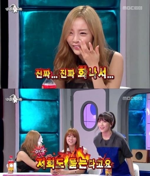 구하라(가수/탤런트/카라),한승연(가수/탤런트/카라),강지영(가수/카라)
걸그룹 카라 구하라가 태도논란에 휩싸였다.
