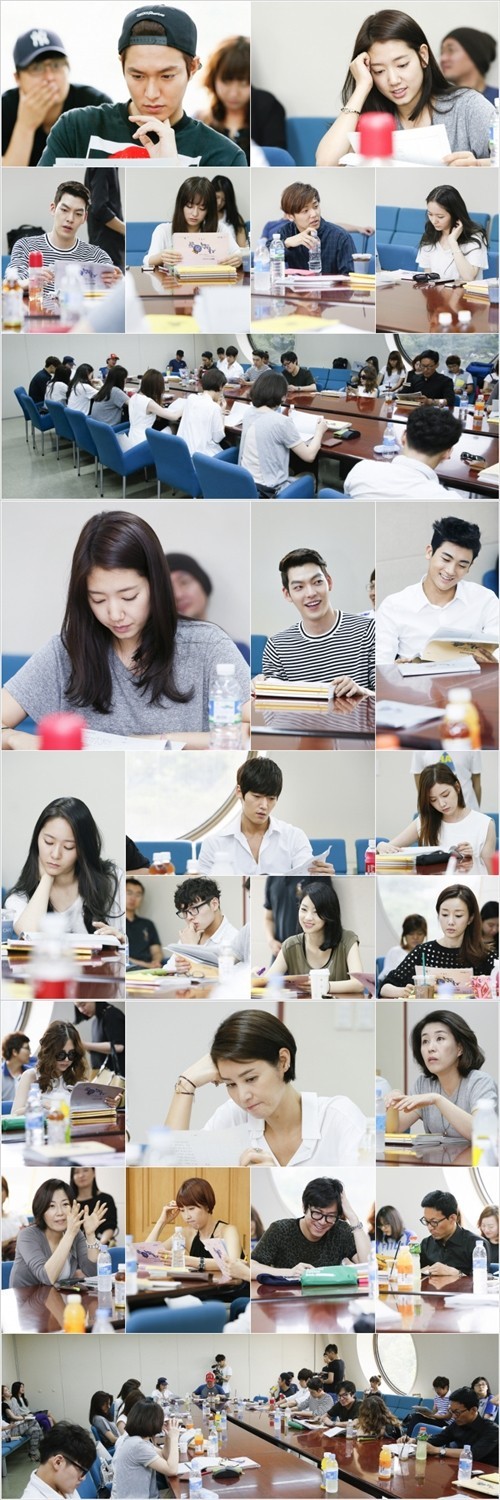이민호(탤런트/영화배우),박신혜(탤런트/영화배우),김우빈(김현중/모델/탤런트),김지원(탤런트/영화배우),강민혁(가수/탤런트/CNBLUE),크리스탈(정수정/가수/에프엑스)
오는 10월 9일 첫 방송 예정인 ‘왕관을 쓰려는 자, 그 무게를 견뎌라-상속자들’의 배우들과 제작진이 한자리에 모였다.