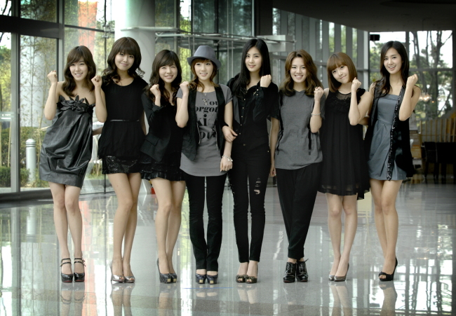 S.M. Entertainment, the agency that represents SNSD (pictured), exceeded 100 billion won in exports in 2012, a first in the K-pop industry.    MBC