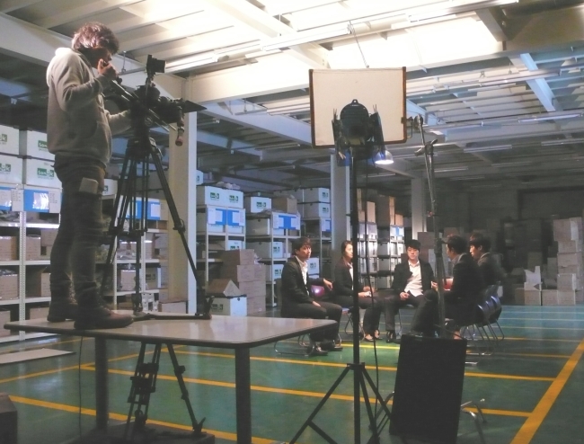 Crew from visual content team hProduction film for their entry for the 48 Hour Film Festival last year.   hProduction