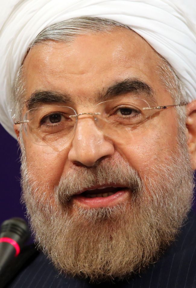 하산로우하니(HassanRouhani/정치인/이란국가지도자운영회의위원/이란전략연구소소장)
Iran’s President Hasan Rowhani.    AFP-Yonhap News
