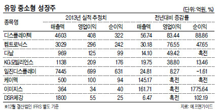최근 코스피 상승세 속에 대형주 중심의 매수가 이어지고 있지만 성장성이 높은 중소형 종목 투자에 대한 주목도도 높아지고 있다.