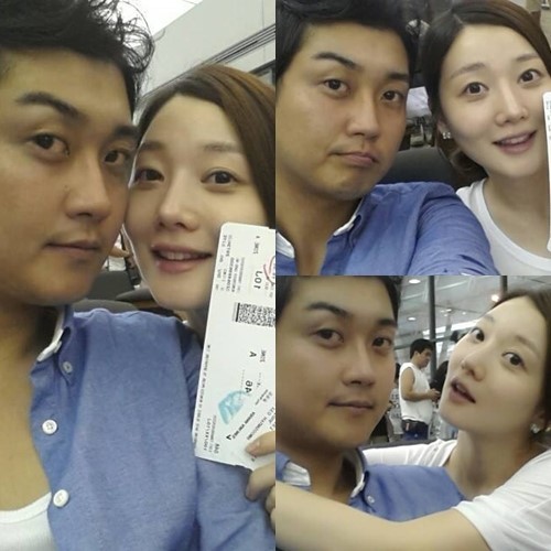 여현수(탤런트/영화배우),정하윤(정혜미/영화배우/탤런트)
배우 정하윤과 여현수 부부가 결혼식 직후 신혼여행 인증샷을 공개했다.