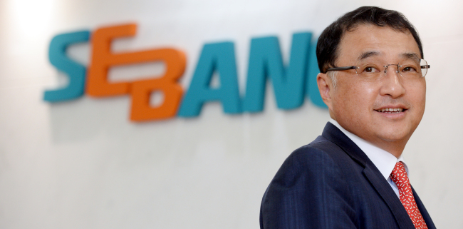 Lee Sang-woong, new chairman of Sebang Group.   Ahn Hoon/The Korea Herald
