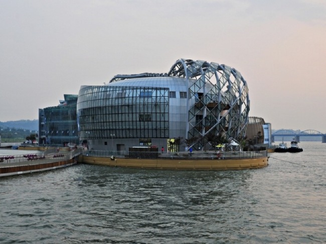 Floating Island on the Hangang River