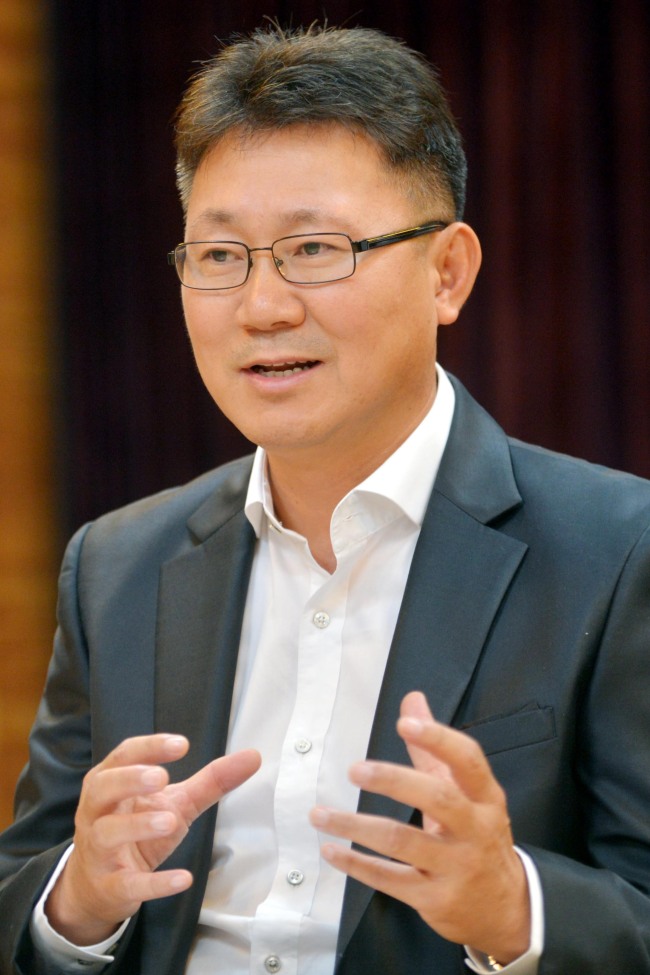Kang Jun, dean of external affairs at Korea Conservatory College of Arts & Music.    Kim Myung-sub/The Korea Herald