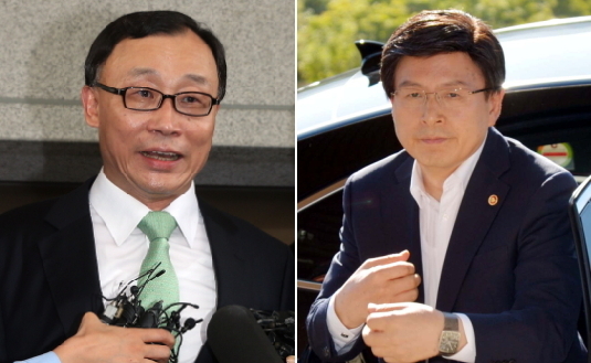 채동욱(정무직공무원/전검사/대검찰청검찰총장),길태기(정무직공무원/검사/대검찰청차장검사)
The political row surrounding the prosecution chief’s abrupt resignation intensified Monday as the opposition raised fresh allegations that he was stepping down due to pressure from the presidential office.