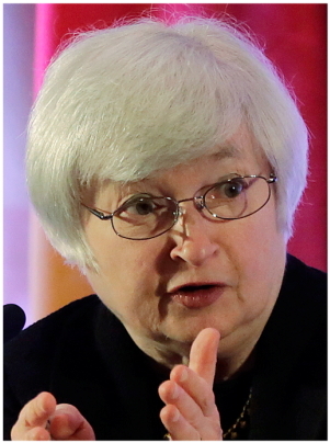 자넷옐런(JanetLouiseYellen/금융인/경제학자/샌프란시스코연방은행총재)
Central bank policy dove Janet Yellen was seen as the front-runner Monday to lead the Federal Reserve after President Barack Obama’s apparent preferred candidate Larry Summers’ surprise withdrawal.