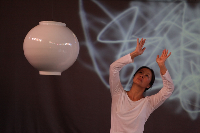 A scene from a work created by Korean choreographer Nam Young-ho.   SIDance